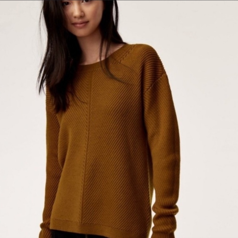 Wilfred Free merino wool long sleeve top